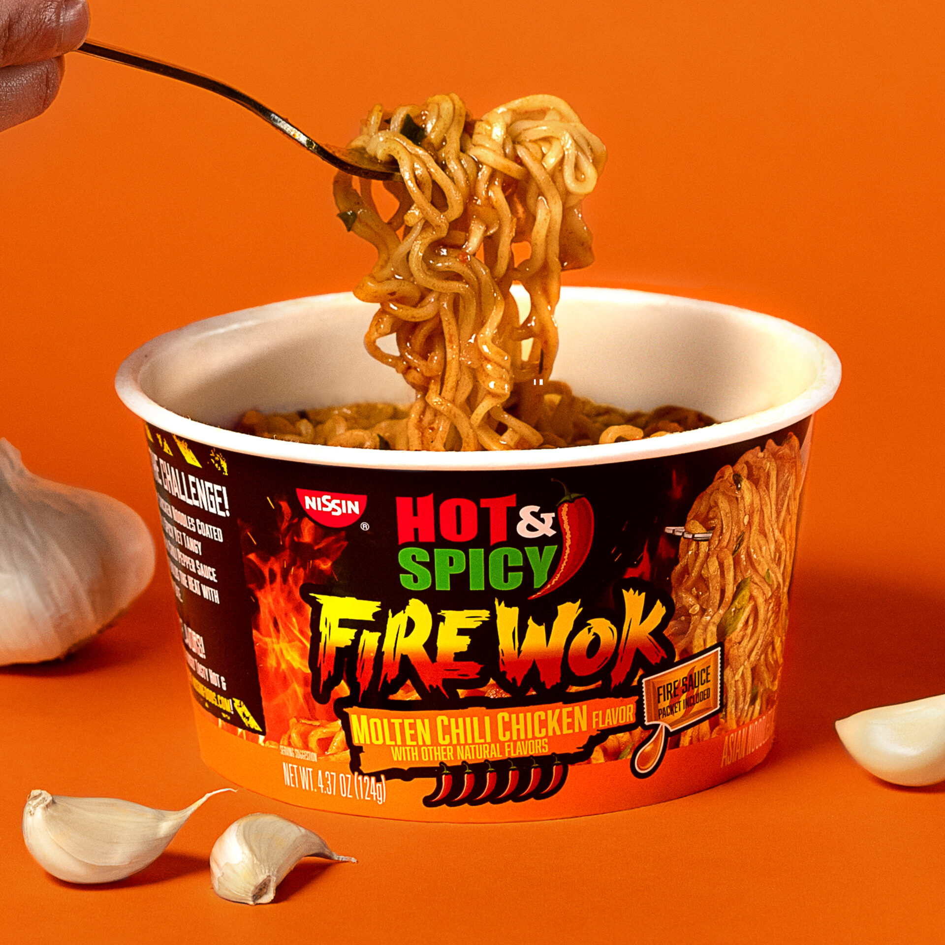 Cup Noodles Stir Fry Fiery Korean Chicken - Nissin Food