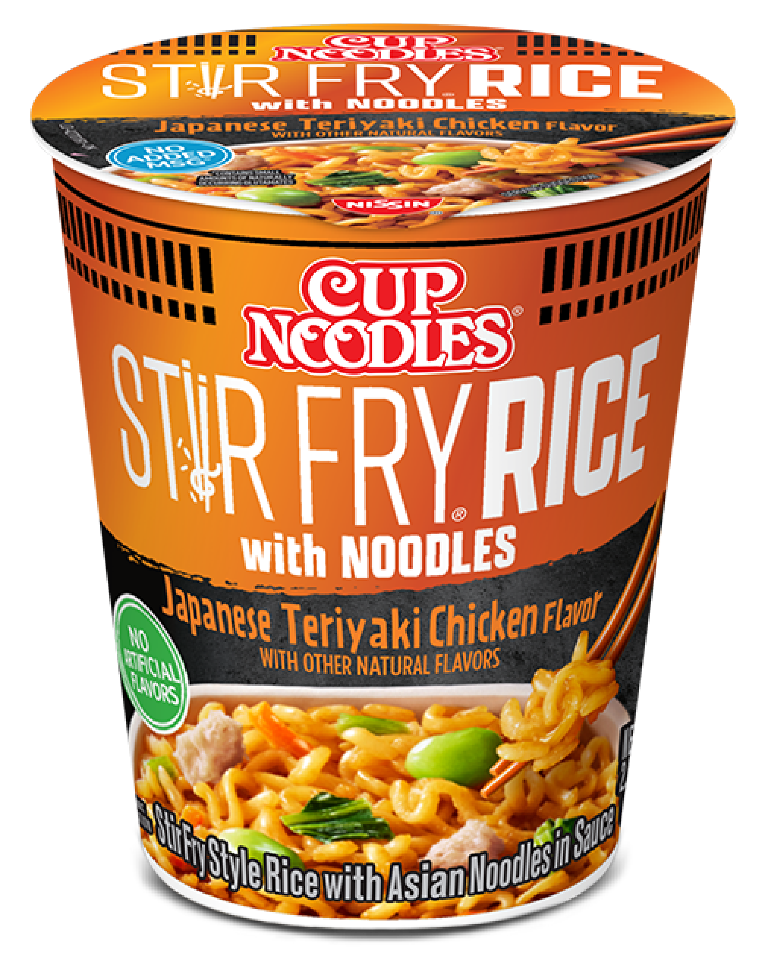 Cup Noodles Stir Fry Rice with Noodles Japanese Teriyaki Chicken