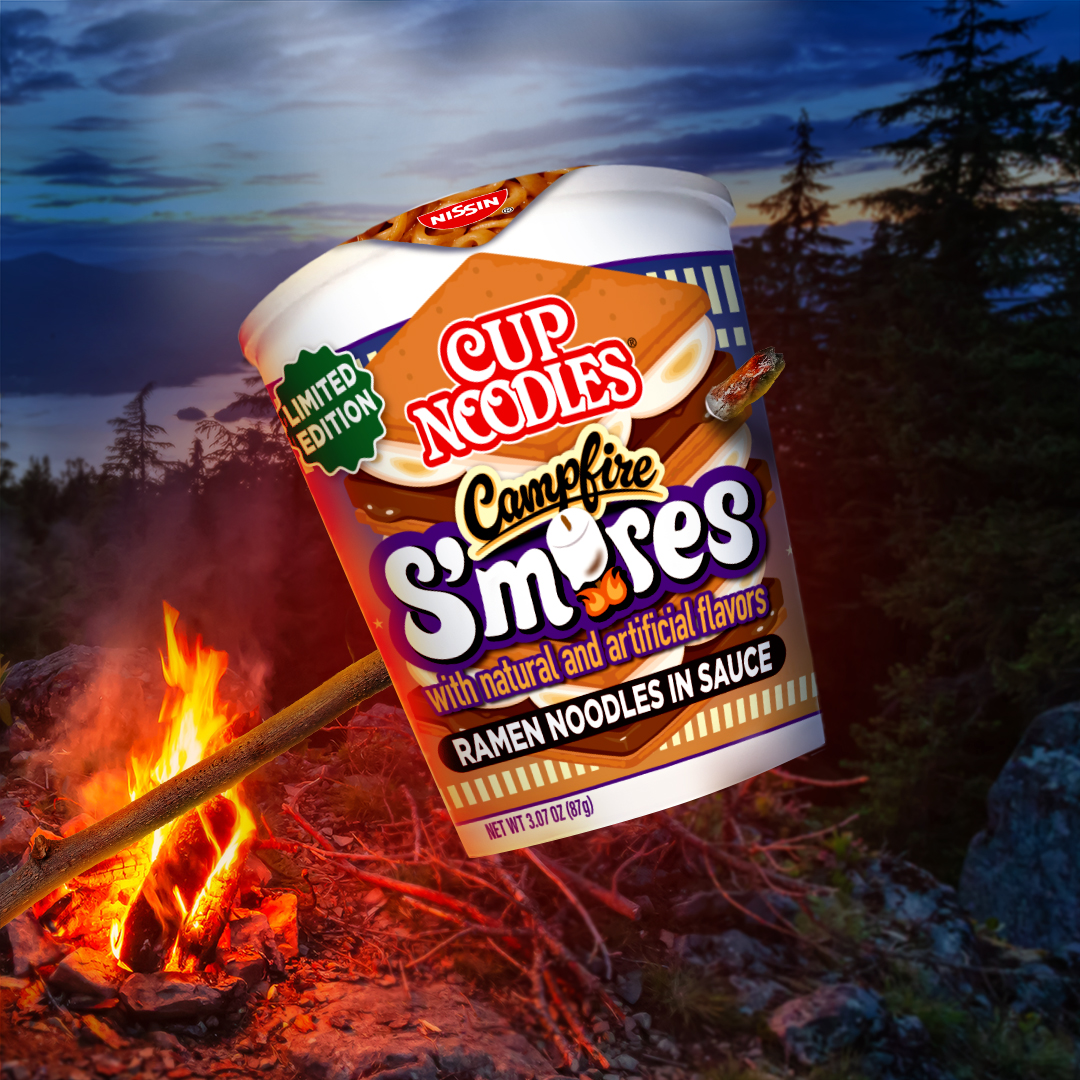 Cup Noodles Campfire S’mores