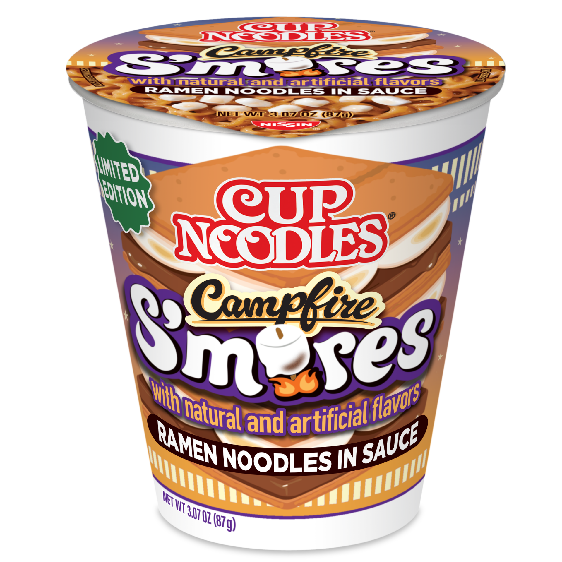 Cup Noodles Campfire S’mores
