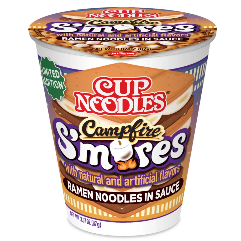 Cup Noodles Campfire S’mores