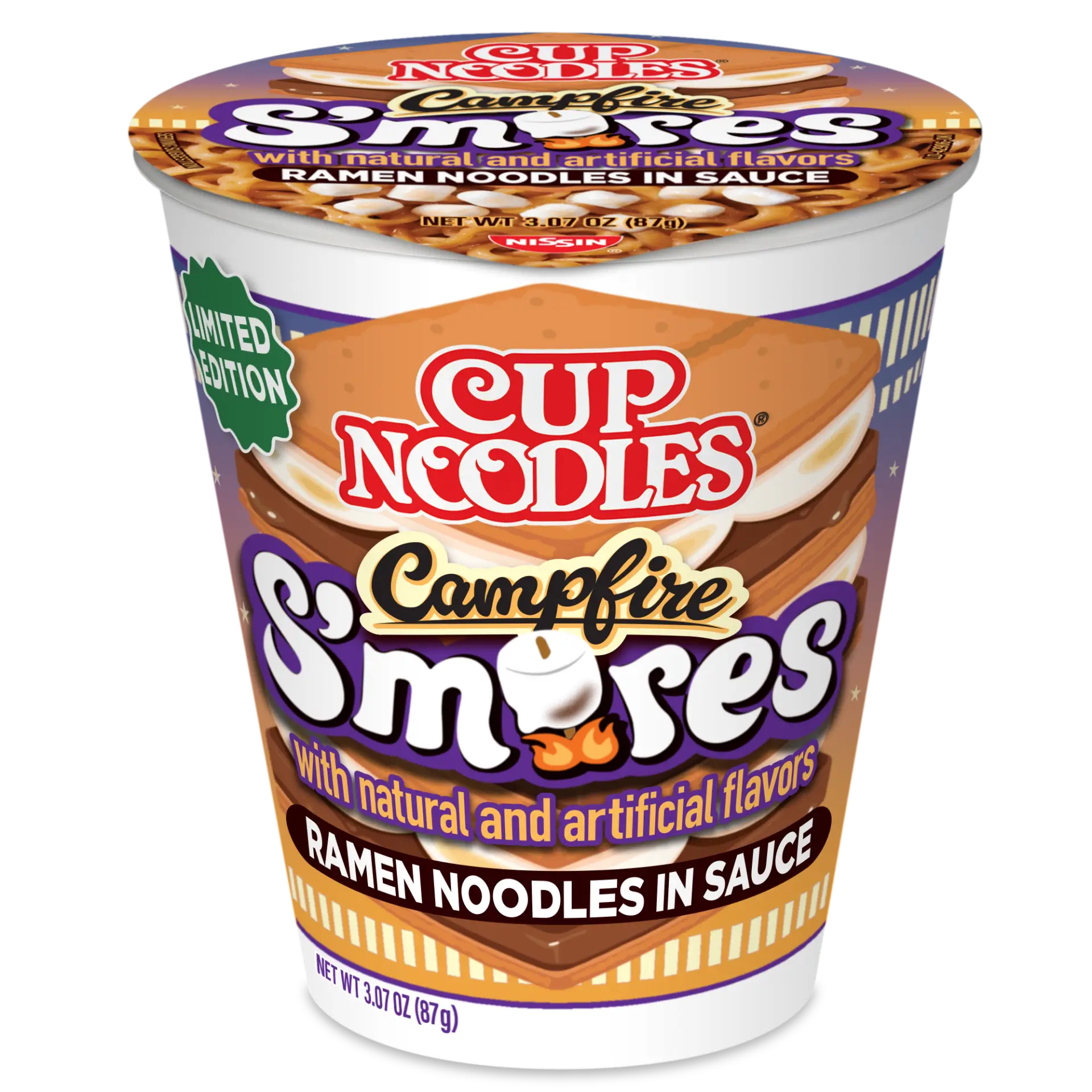 Cup Noodles Campfire S’mores