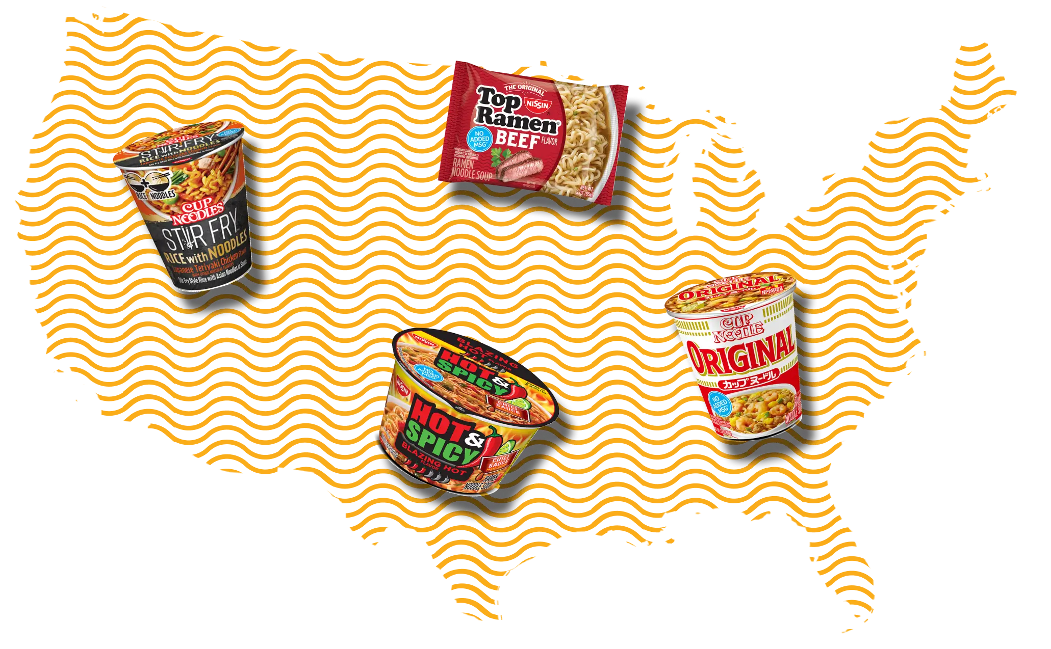 Find nearest store with Nissin products