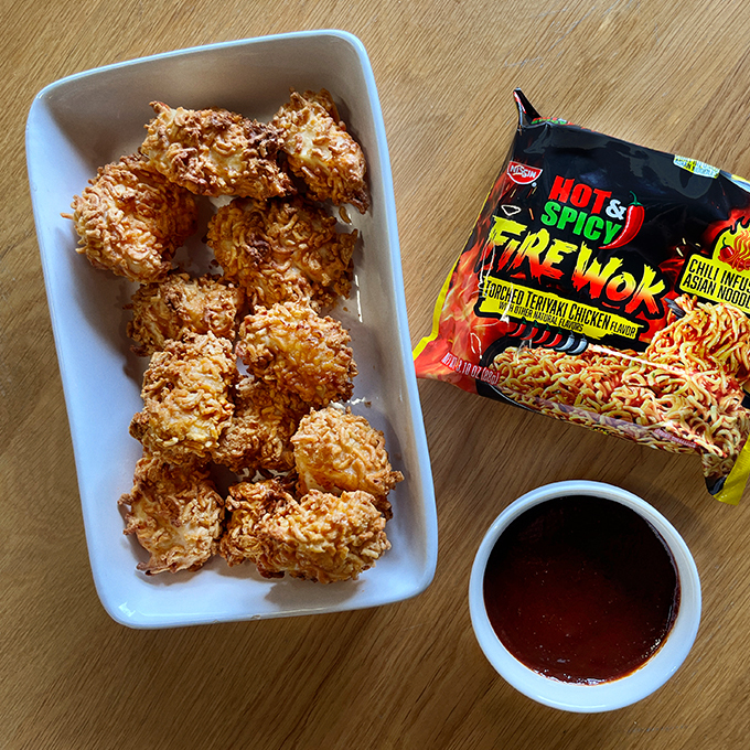 HOT & SPICY FIRE WOK AIR FRYER POPCORN CHICKEN