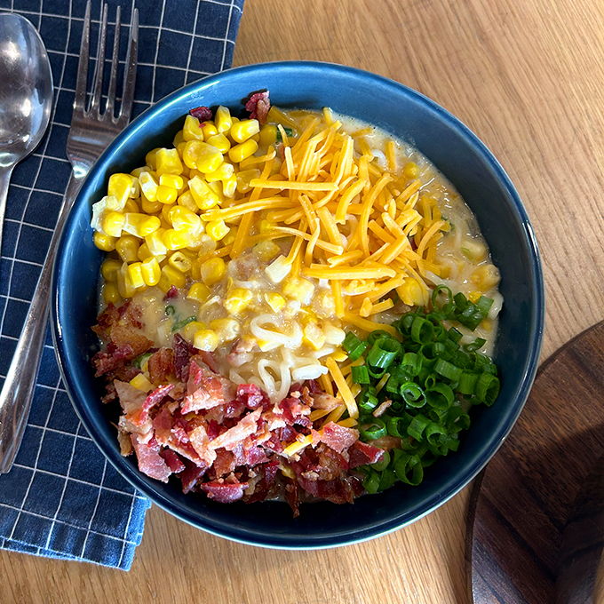 RAMEN CORN CHOWDER