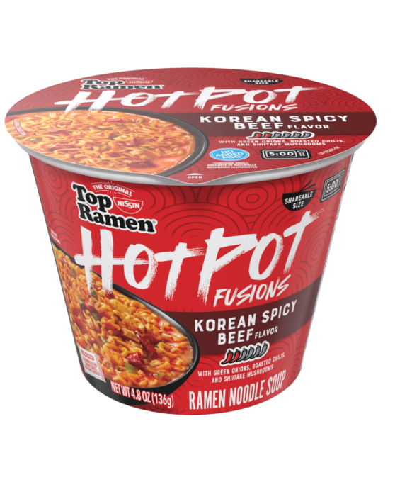 Top Ramen HotPot Fusions Korean Spicy Beef