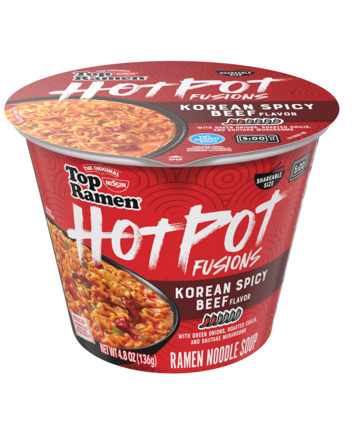 Top Ramen HotPot Fusions Korean Spicy Beef